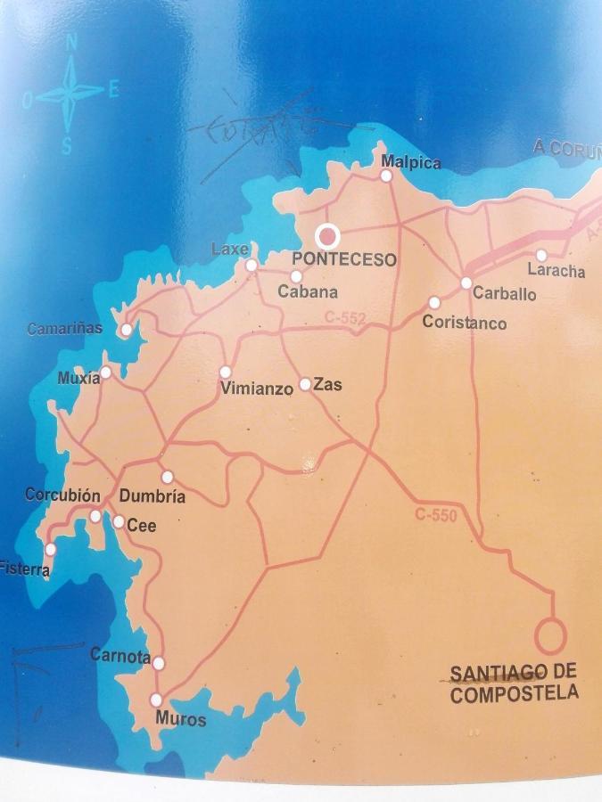 Terra Do Mar Atico Nuevo En Costa Da Morte, Camino De Los Faros Ponteceso المظهر الخارجي الصورة